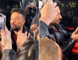 Tarkan’ın hayranıyla "Bana teyze de" diyaloğu gülümsetti! Son hareketi olaya damga vurdu