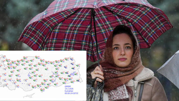 21 il için “sarı” alarm! 7 bölgede yağış var!