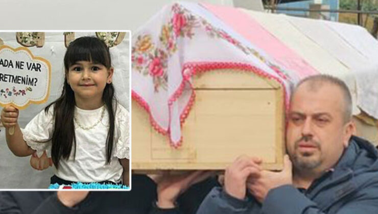 7 yaşındaki Elanur’u babası taşıdı! Küçük tabuttaki en büyük acı!