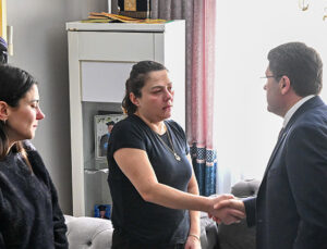 Adalet Bakanı Tunç’tan Atlas Çağlayan’ın ailesine ziyaret