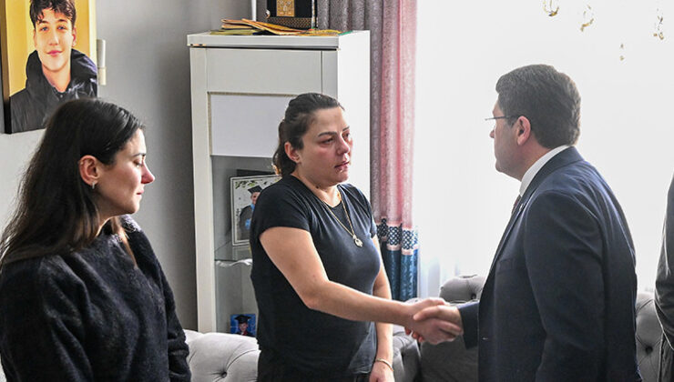 Adalet Bakanı Tunç’tan Atlas Çağlayan’ın ailesine ziyaret