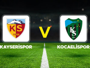 Canlı anlatım: Kayserispor – Kocaelispor maçı