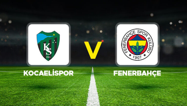 CANLI İZLE || Kocaelispor – Fenerbahçe maçı ne zaman, saat kaçta, hangi kanalda? Trendyol Süper Lig Kocaelispor Fenerbahçe muhtemel 11’ler