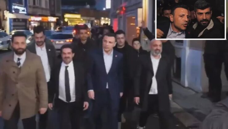 CHP köprülerin özelleştirilmesine karşı yürümek istedi, İl Başkanı Özgür Çelik’in önü kesildi