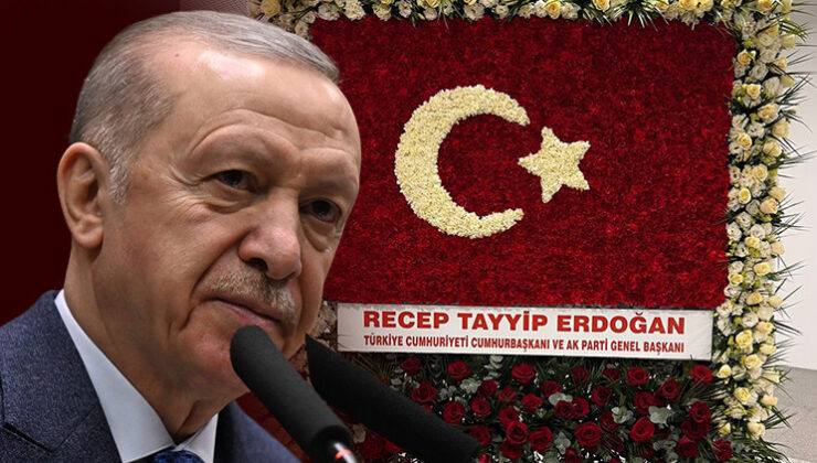 Cumhurbaşkanı Erdoğan’dan MHP’nin 57. yıl dönümü için çiçekli kutlama
