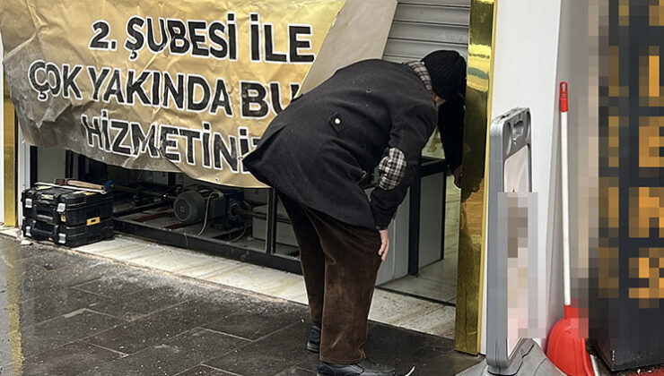 Forkliftle kuyumcuya girip soygun yaptılar