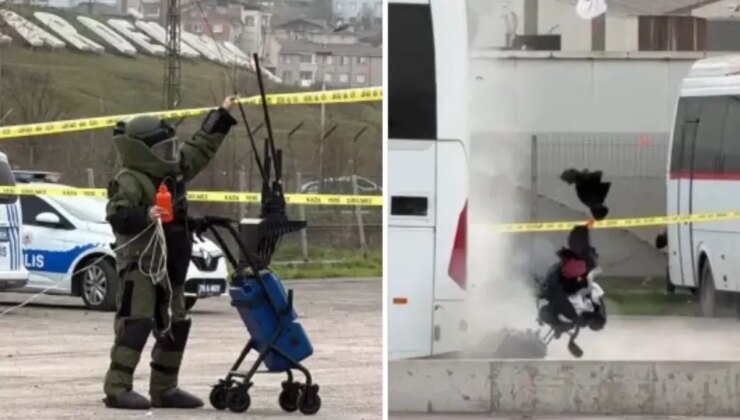 Fünye ile patlatılan valizden kıyafet çıktı