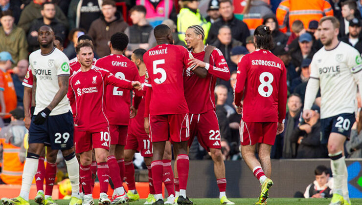 Galatasaray’ın rakibi Liverpool, West Ham’ı darmadağın etti!