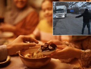 Gümüşhane’de bir köyde 22 yıl önce başlatılan iftar geleneği sürüyor
