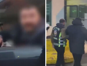 İstanbul’da yol kesen maganda adliyeye sevk edildi