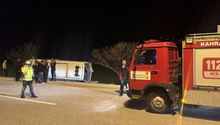 Kahramanmaraş’ta iki minibüs çarpıştı: 11 yaralı