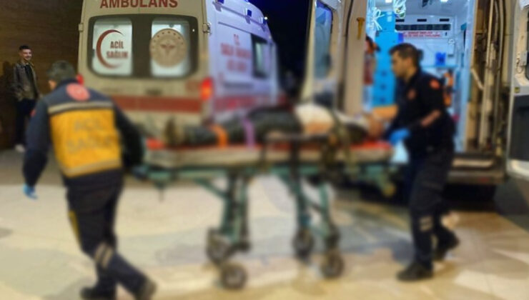 Kamyon kasasından düşen işçi yaralandı