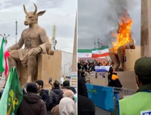 Komşu ülkede kaydedilen görüntü dünya gündemine bomba gibi düştü