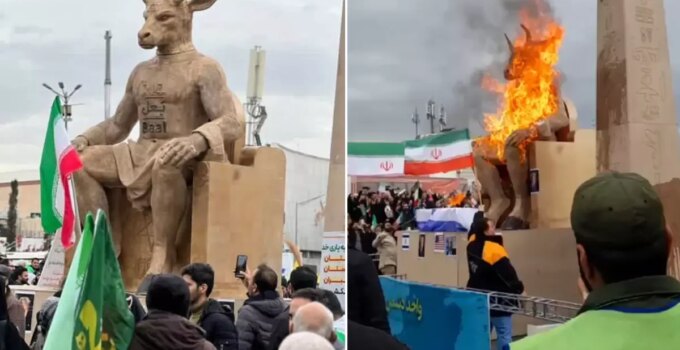 Komşu ülkede kaydedilen görüntü dünya gündemine bomba gibi düştü