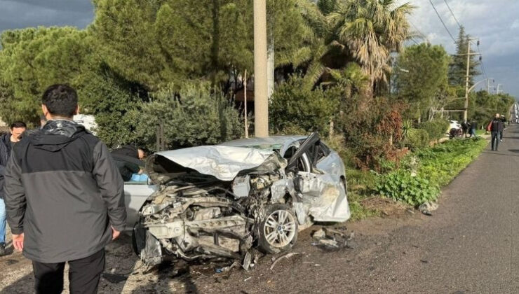 Manisa’da refüjü aşıp 2 araca çarptı: 2 ölü, 4 yaralı