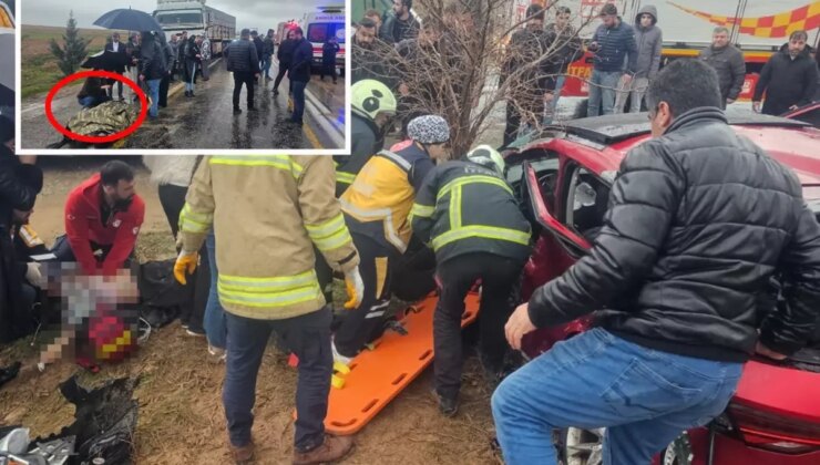 Mardin’de otomobil ile TIR çarpıştı: 2 ölü, 2’si ağır 3 yaralı