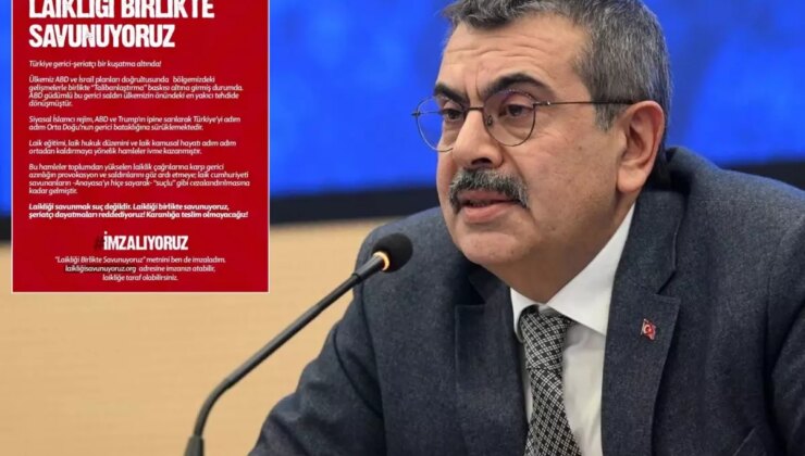 Milli Eğitim Bakanı Tekin: ‘Laikliği birlikte savunuyoruz’ başlıklı metne dava açacağım