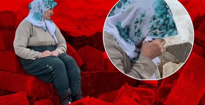 Sabah gürültüye uyanan Zine Teyze’nin dünyası başına yıkıldı