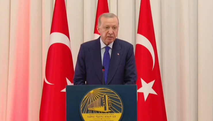 Son dakika… Cumhurbaşkanı Erdoğan, Etiyopya’da konuşuyor