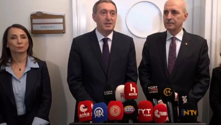 TBMM Başkanı Kurtulmuş, DEM Parti’yi ziyaret etti