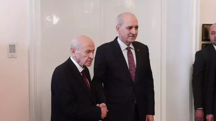 TBMM Başkanı Kurtulmuş’tan Bahçeli’ye ziyaret