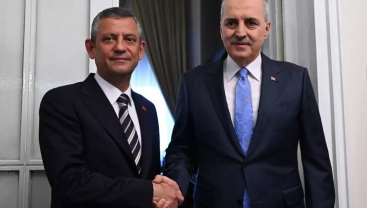 TBMM Başkanı Numan Kurtulmuş’tan CHP lideri Özgür Özel’e "Terörsüz Türkiye" ziyareti