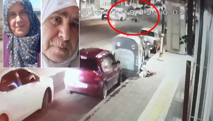 Teravih namazına giden gelin-kaynananın ölüm anı kamerada