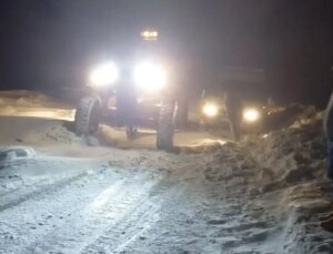 Tipi nedeniyle yolda mahsur kalan 30 kişi kurtarıldı