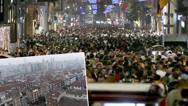 Türkiye’de en yüksek nüfusa sahip ilçeler açıklandı: İlk kez bir ilçenin nüfusu 1 milyonu geçti