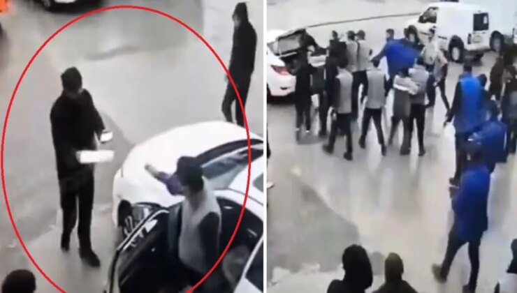 TÜVTÜRK’te polis memurunun dövülerek öldürüldüğü kavganın görüntüleri