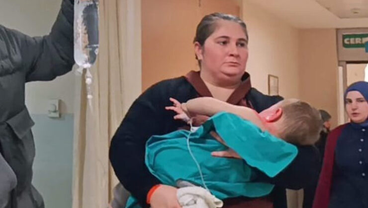 Üzerine kaynar su dökülen bebek tedaviye alındı