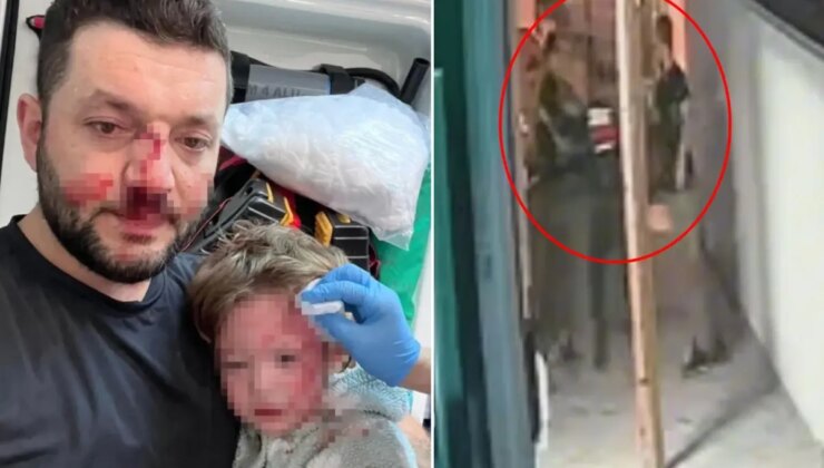 Yalova’da baba ile 14 aylık bebeğinin darbedildiği görüntüler ortaya çıktı