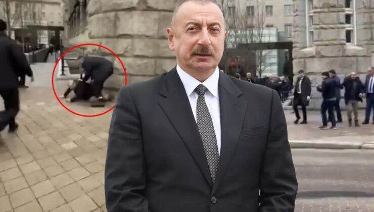 Yer: ABD! Aliyev’e yönelik protesto sırasında arbede çıktı
