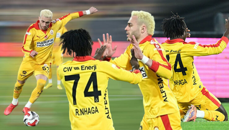 Alanyaspor – Galatasaray maçında Barış Alper’den şov, Nhaga’dan siftah!
