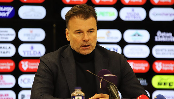 Aleksandar Stanojevic: ‘Sonuçtan mutlu değiliz!’