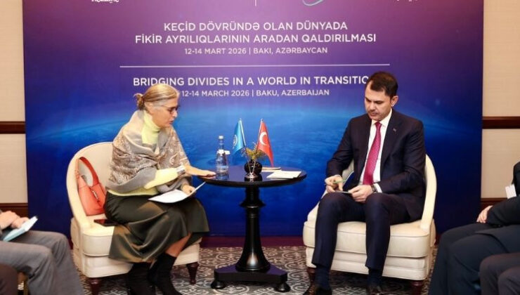 Bakan Kurum, BM Habitat İcra Direktörü Rossbach ile görüştü