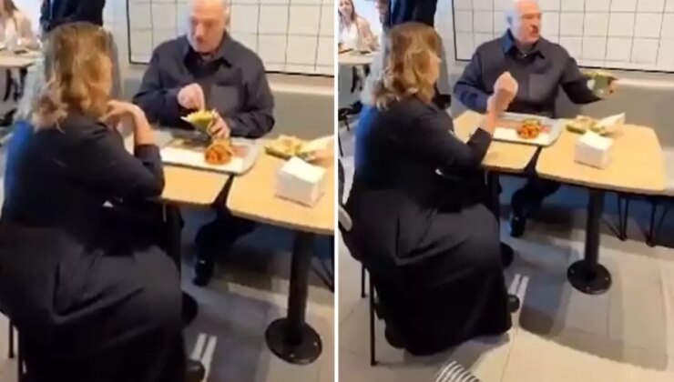 Belarus Lideri Lukaşenko ilk kez patates kızartması yedi, tadı damağında kaldı