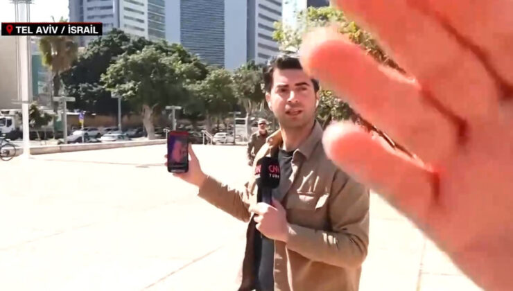 CNN Türk canlı yayınına İsrail sansürü: Ekip gözaltına alındı