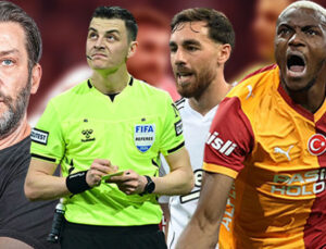 Fırat Aydınus, Beşiktaş-Galatasaray maçındaki hakem hatalarını açıkladı: Osimhen kırmızı kart görmeliydi!