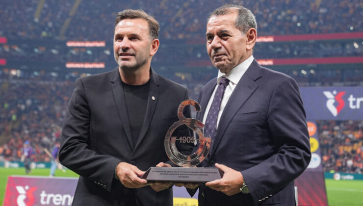 Galatasaray’da Dursun Özbek ve Okan Buruk’tan şampiyonluk sözü!