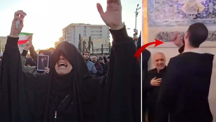 Hamaney’in ölümü sonrası halk intikam yeminleri ediyor! Kendilerini yumruklayarak ağıt yaktılar