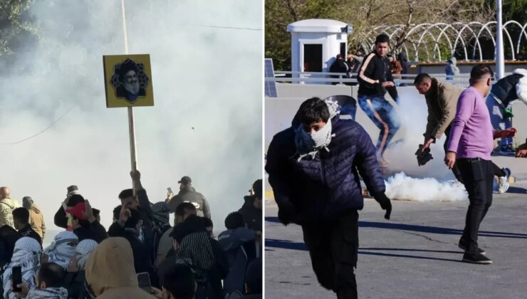 Irak da karıştı! Şiiler Yeşil Bölge’ye akın etti, polis sert müdahale etti