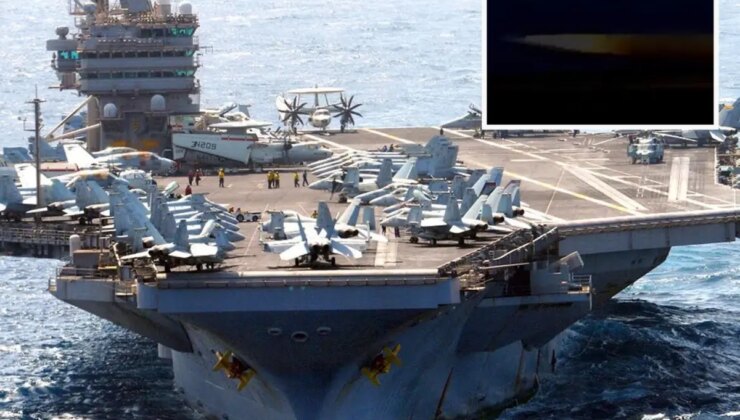 İran, Abraham Lincoln’e füze fırlattı