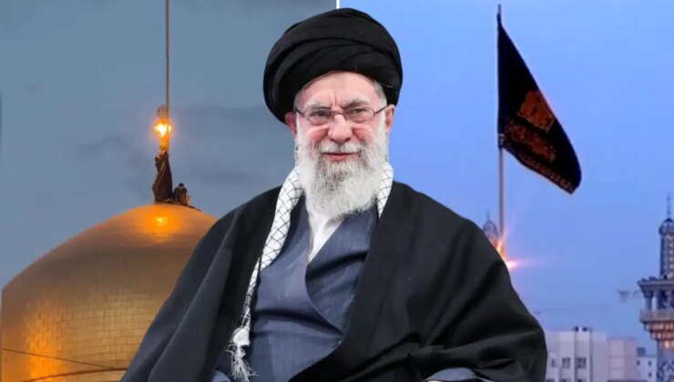 İran’da Hamaney’in ölümü sonrası İmam Rıza Türbesi’ne "siyah sancak" çekildi