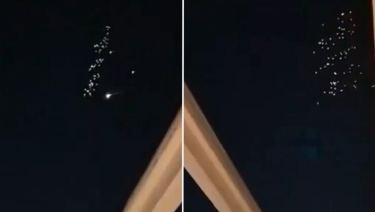 İran’dan İsrail’e balistik füze yağmuru: Gökyüzü alev aldı