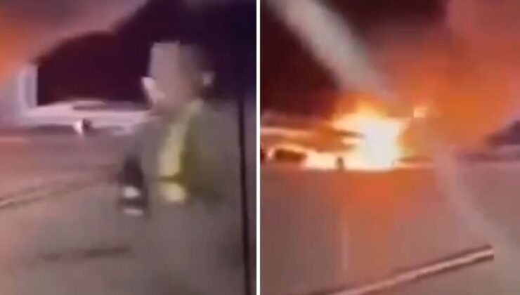 İsrail jetleri alev alev yandı, pilotlar böyle kaçtı