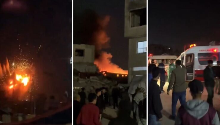 İsrail ordusu ateşkesi bir kez daha bozdu, savaş uçakları Gazze’yi vurdu