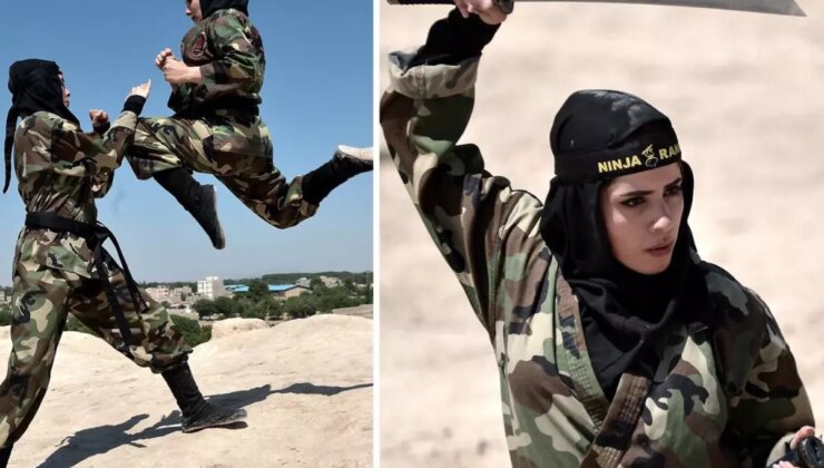 Kadın ninjalar, İsrail askerlerini bekliyor
