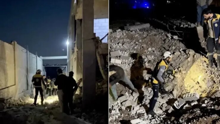 Şam’da düşen füze kalıntıları nedeniyle ikisi çocuk üç kişi yaralandı