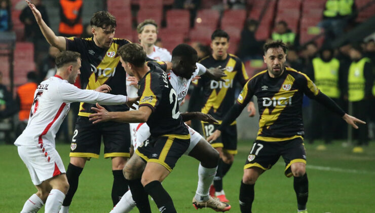Samsunspor 1-3 Rayo Vallecano (Konferans Ligi maçı özeti)